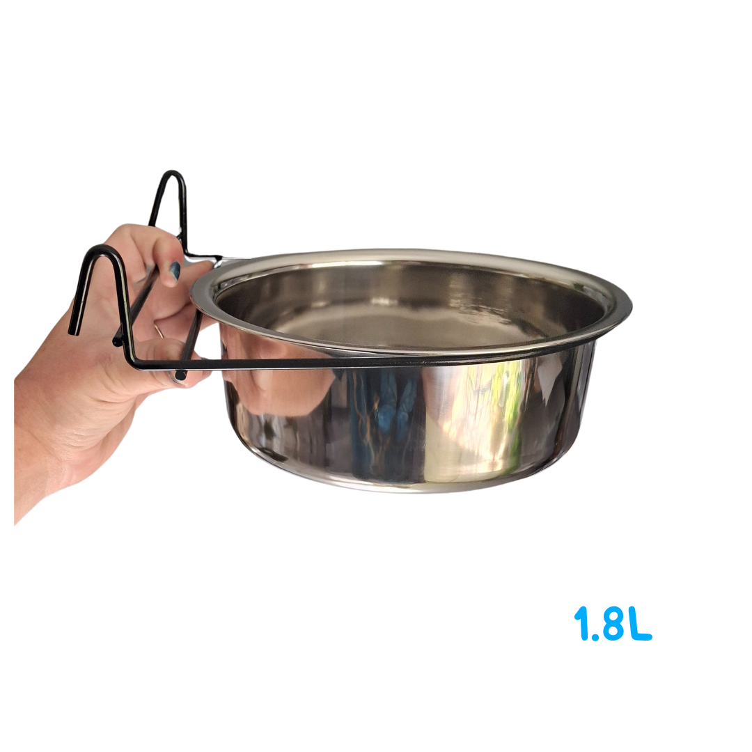 Hook-On Stainless Steel Coop Cups