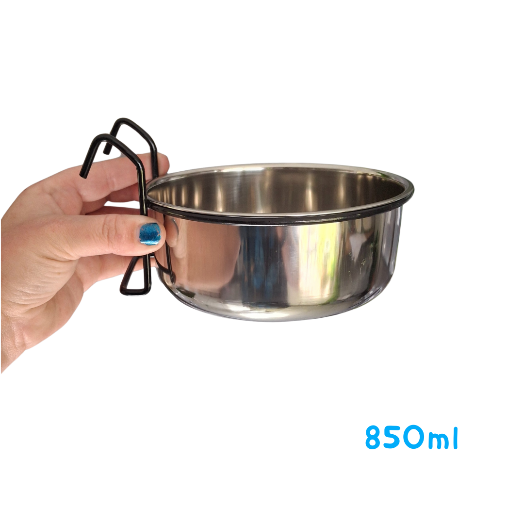 Hook-On Stainless Steel Coop Cups