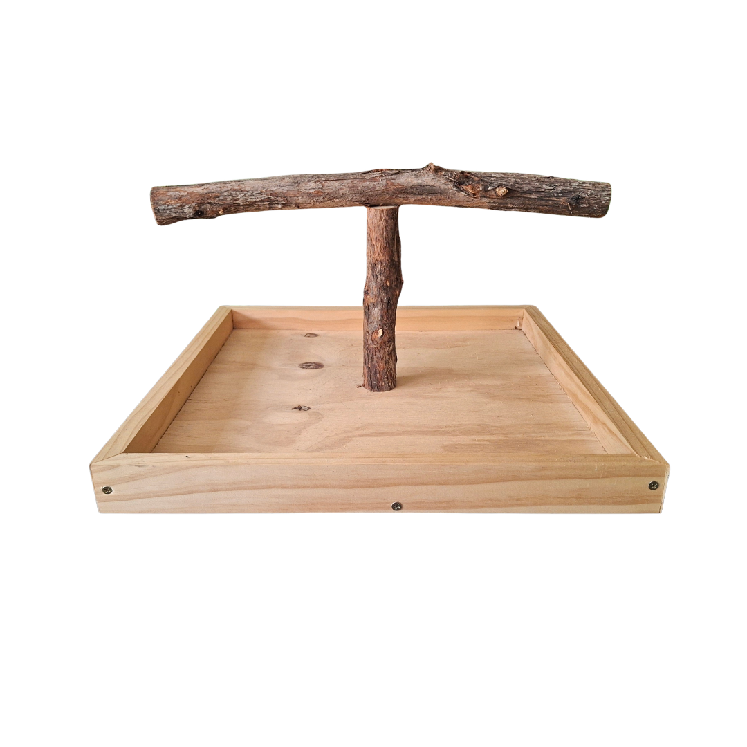 Birdnerd Dual-Purpose Training & Foraging Stand