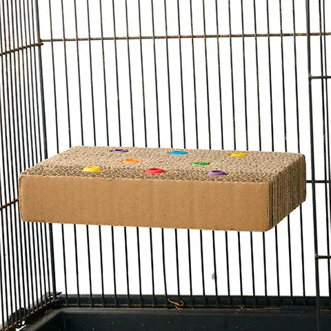 Treat n Seek Cardboard Platform Perch