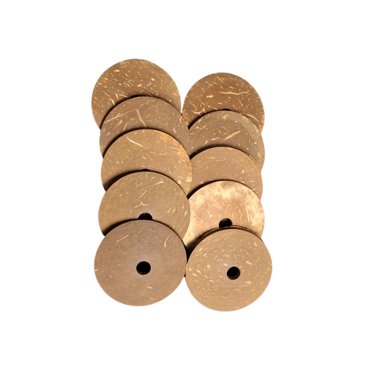 Coconut Shell Discs 10pk