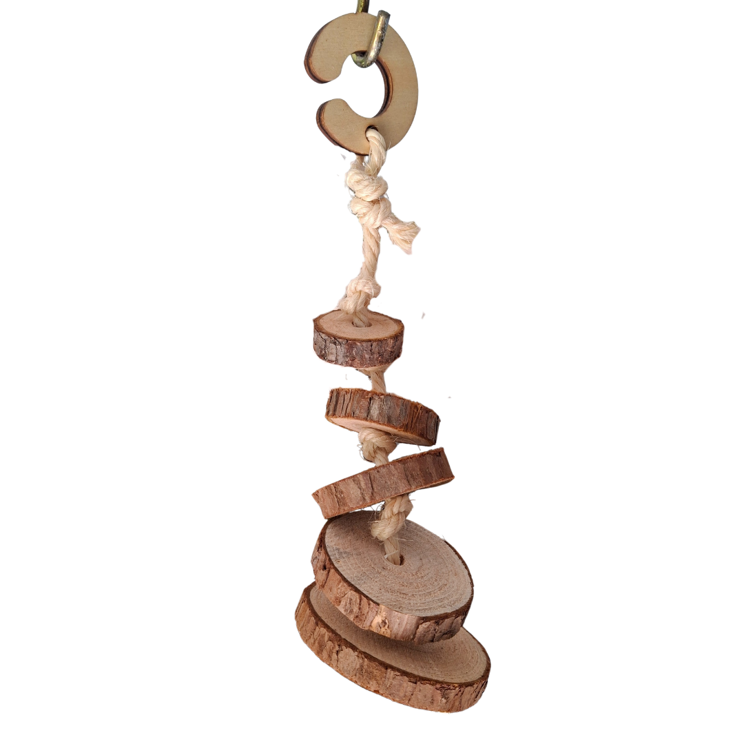 Wood Disc Dangler