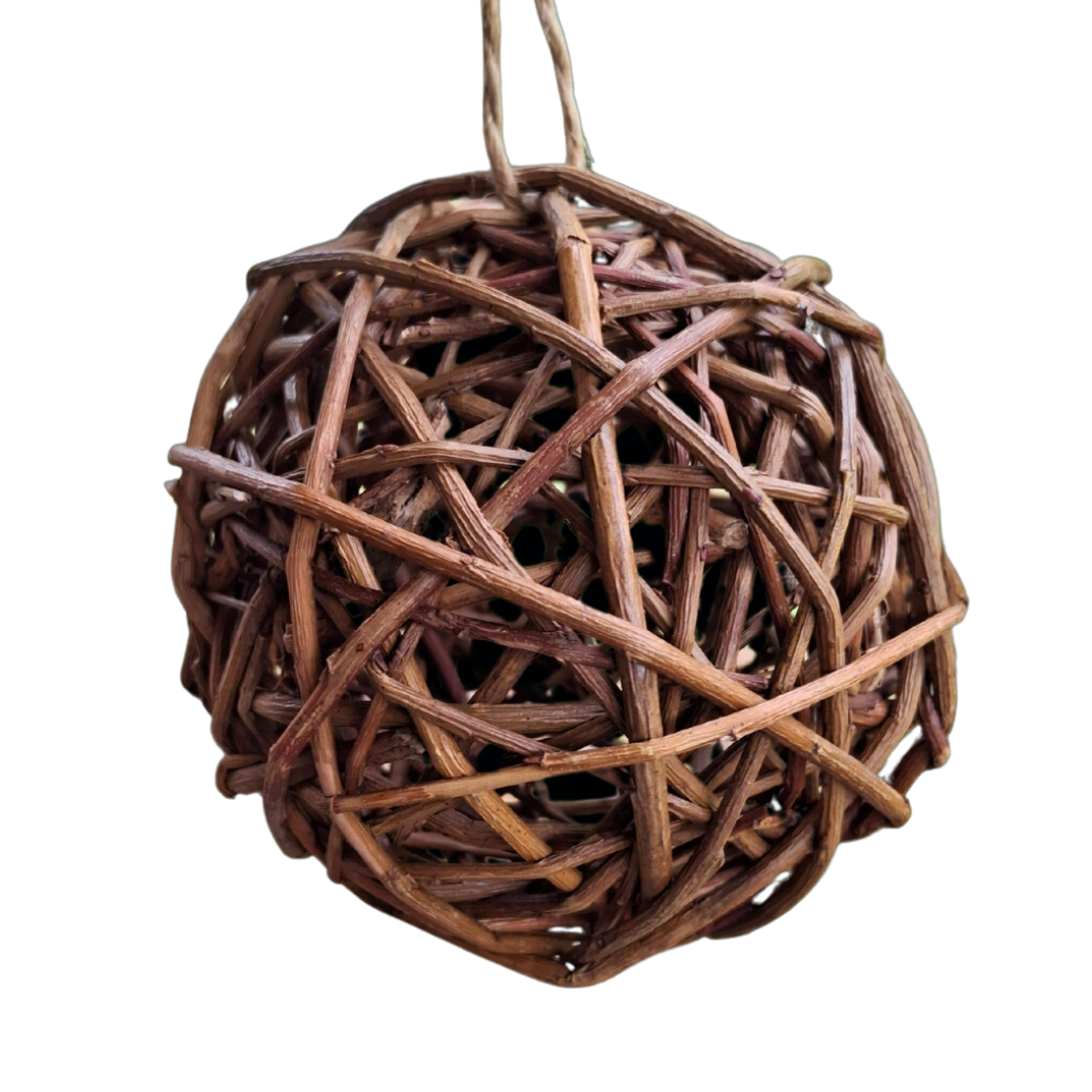 Ball Shell Willow Bird Naturals Willow Ball – Pixie Paws Pets