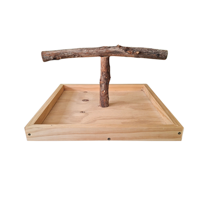 Birdnerd Dual-Purpose Training & Foraging Stand