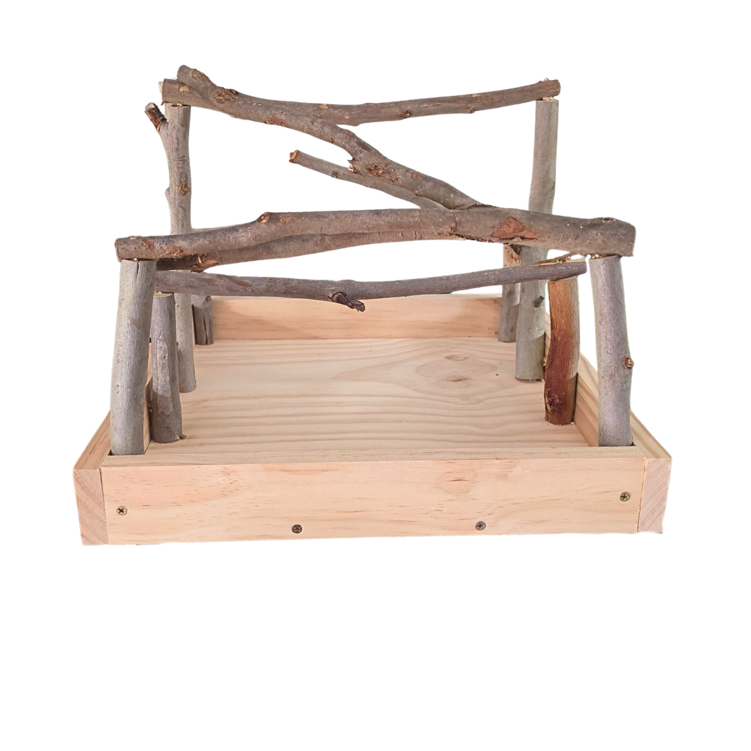 Birdnerd Natural Wood Play Gym