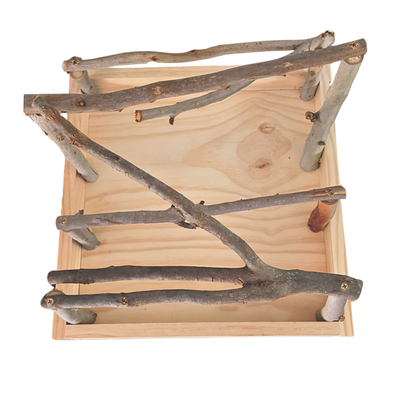 Birdnerd Natural Wood Play Gym