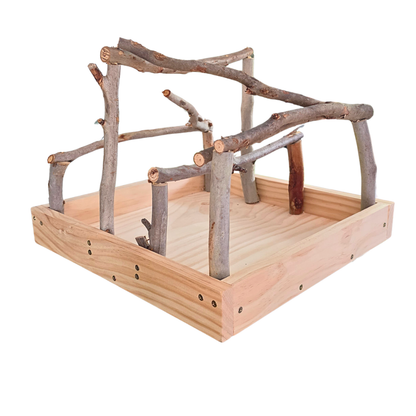 Birdnerd Natural Wood Play Gym