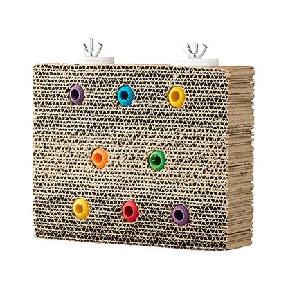 Paper Perch Treat n Seek Cardboard Platform Perch – Pixie Paws Pets