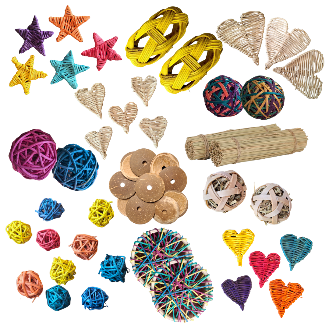 DIY 45+ Pieces Foot Toy & Parts Variety Pack