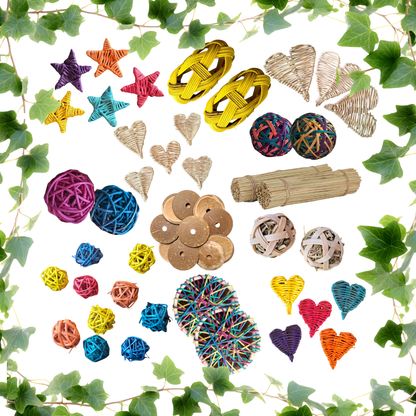 DIY 45+ Pieces Foot Toy & Parts Variety Pack