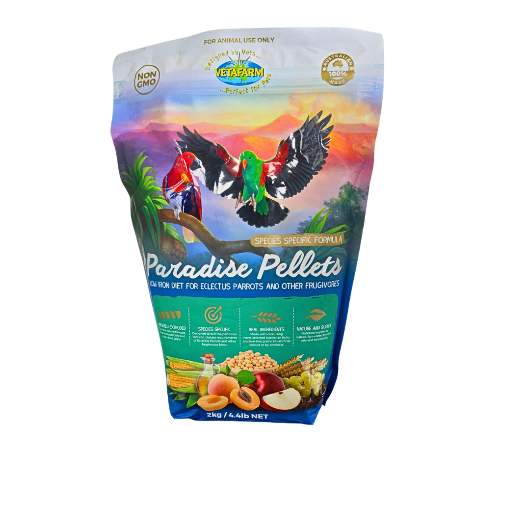 Vetafarm Paradise Eclectus Pellets 2kg
