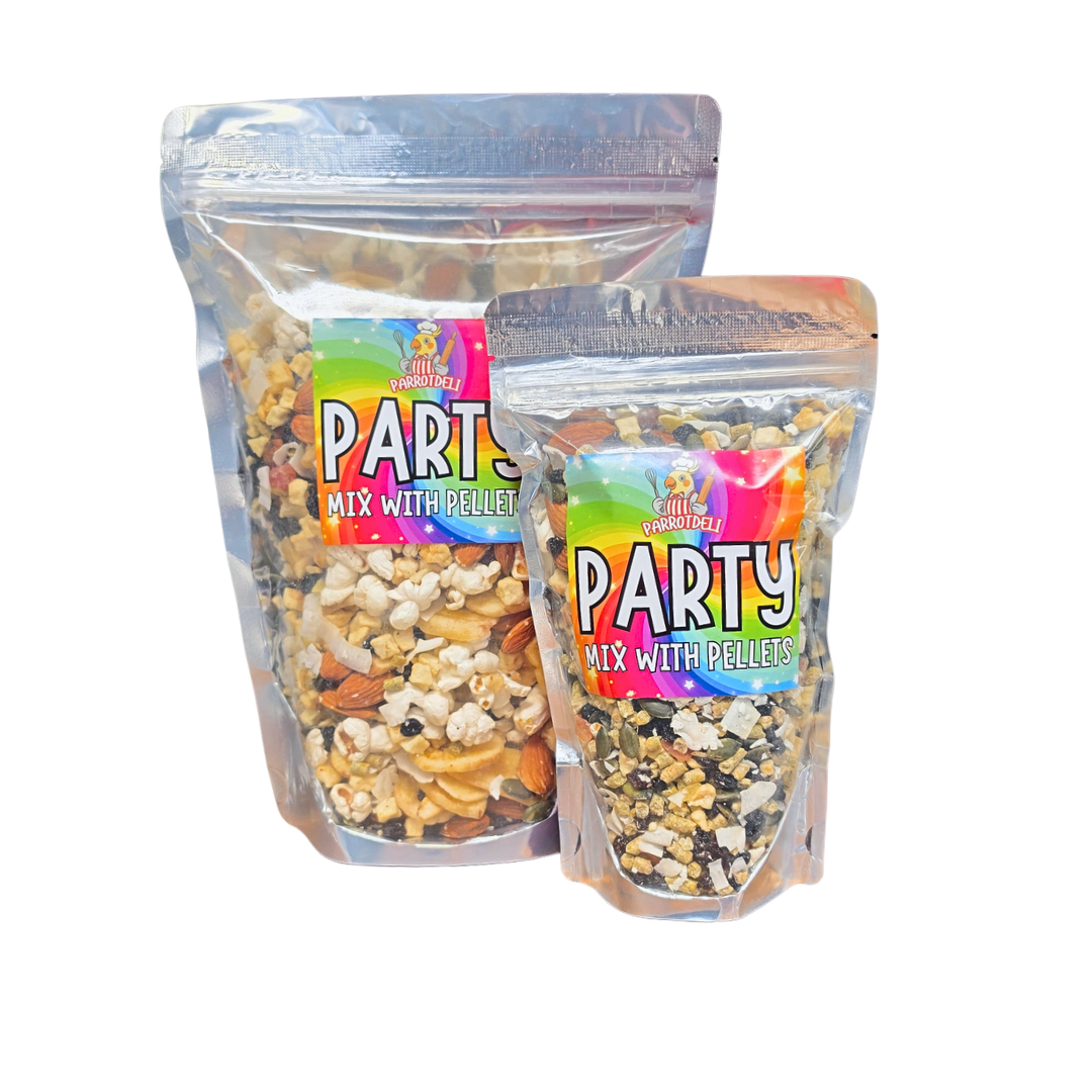 Parrot Deli Party Mix With Pellets