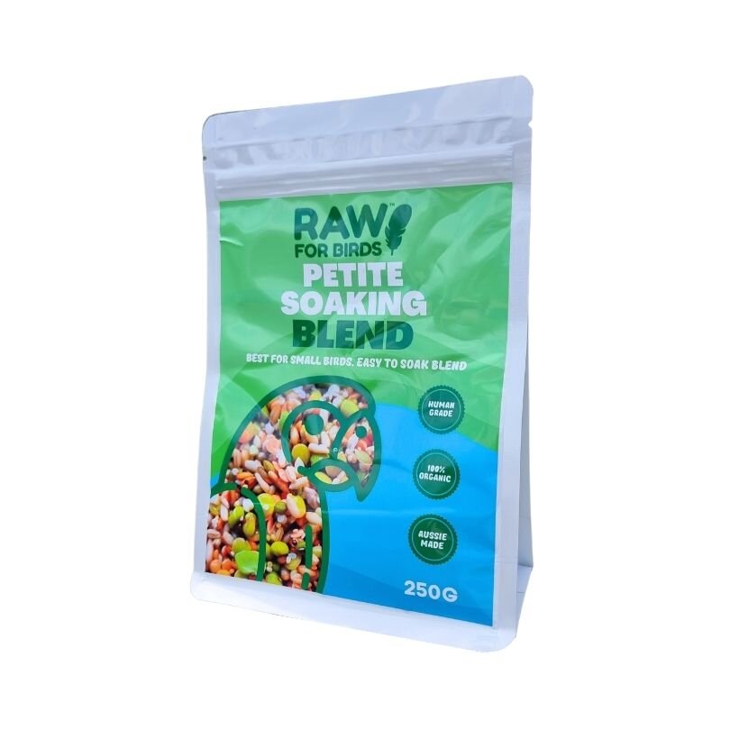 Raw for Birds Petite Soaking Blend 250g (Excl. TAS & WA)