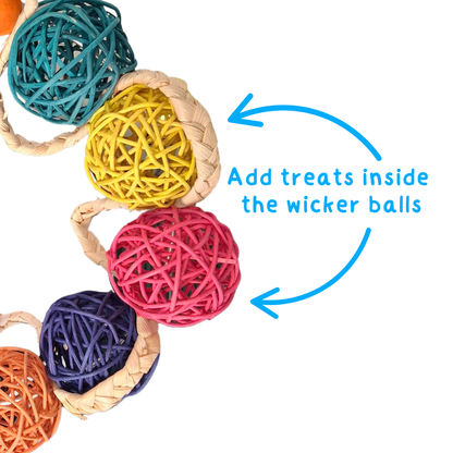 Play n Chew Wicker Wreath