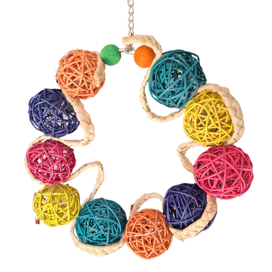 Play n Chew Wicker Wreath