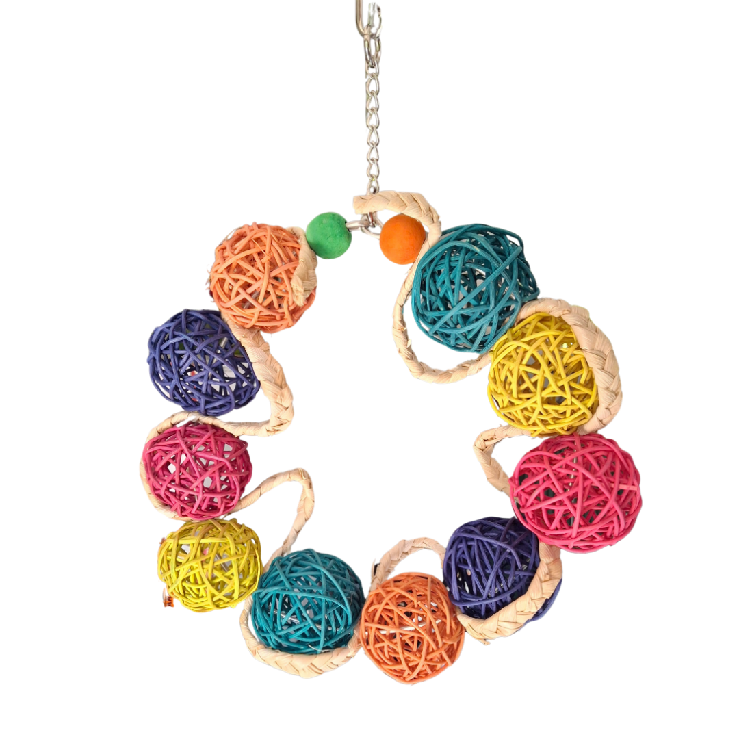 Play n Chew Wicker Wreath