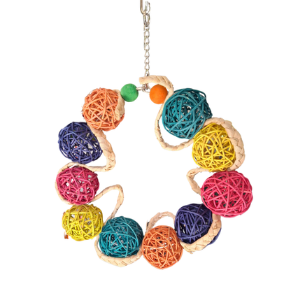 Play n Chew Wicker Wreath