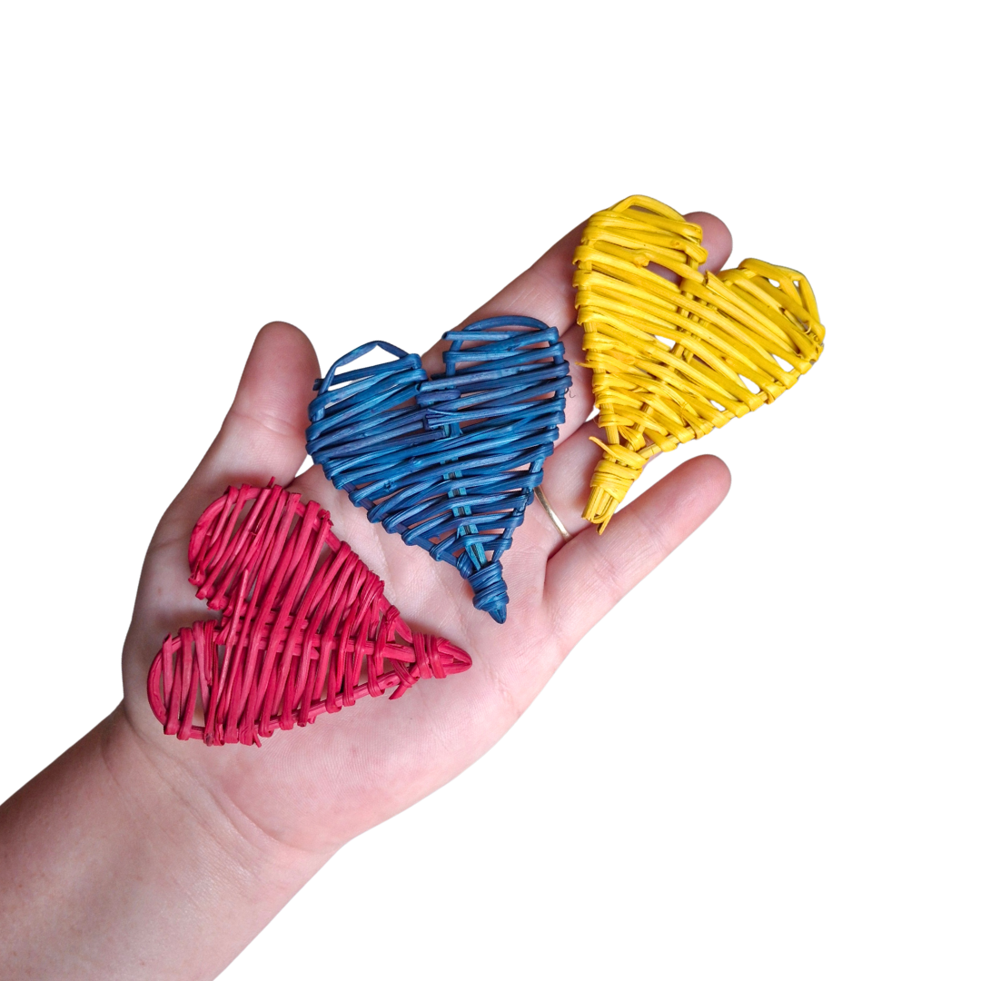 Rainbow Vine Heart Foot Toys 5pk
