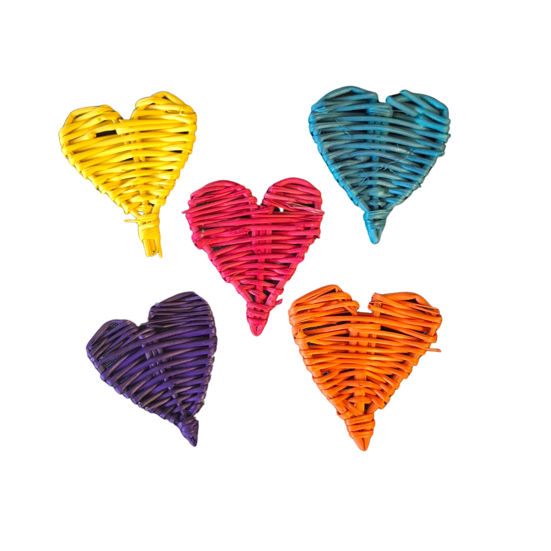 Rainbow Vine Heart Foot Toys 5pk