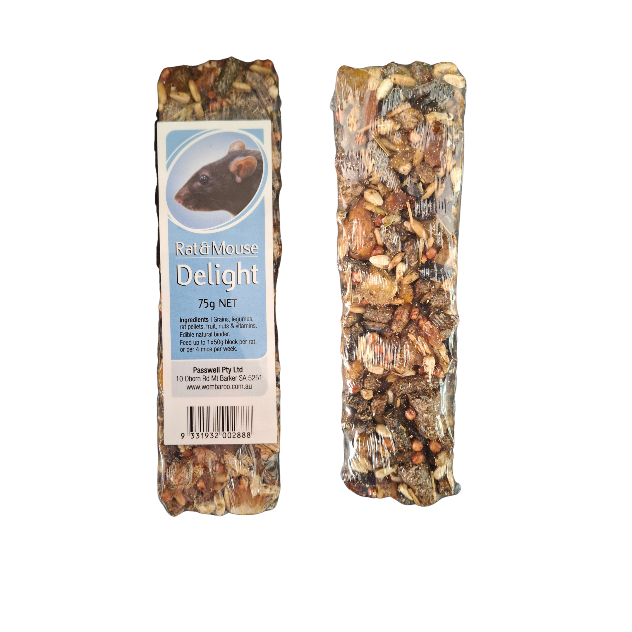 Passwell Rat & Mouse Delight Bar 75g (Excl. TAS & WA)