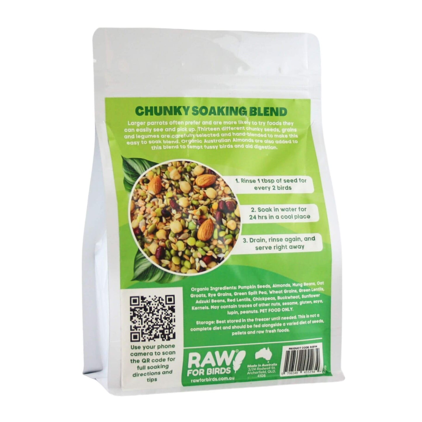 Raw for Birds Chunky Soaking Blend 250g