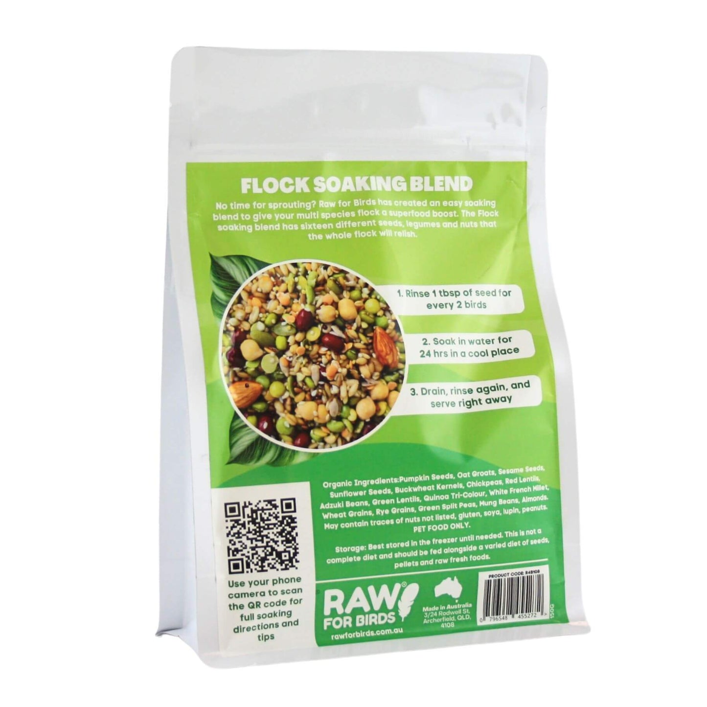 Raw for Birds Flock Soaking Blend 250g
