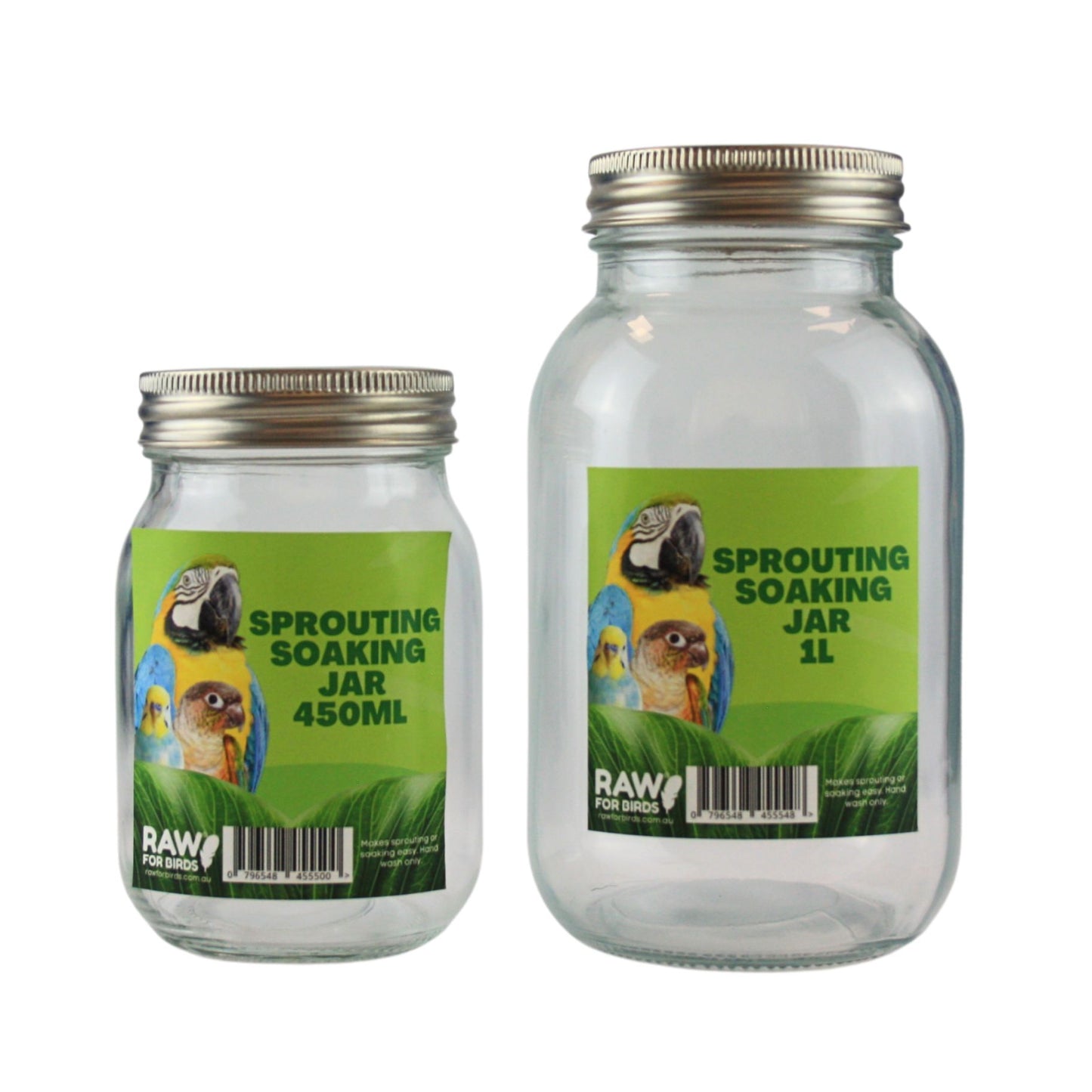 Raw For Birds Beginners Sprouting Jar