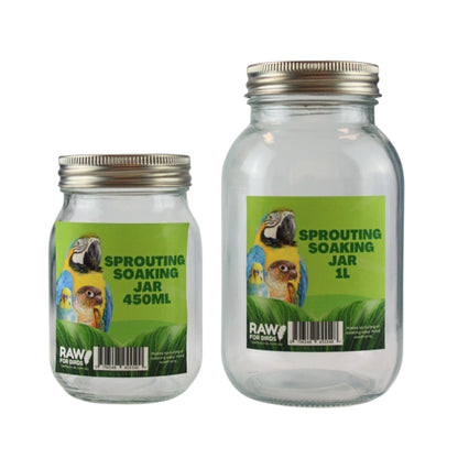 Raw For Birds Beginners Sprouting Jar