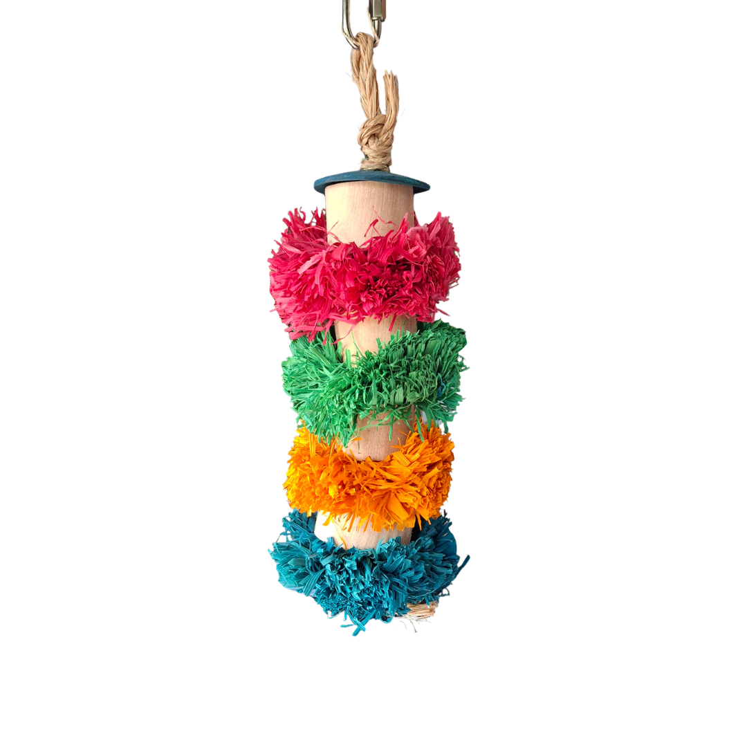 Rosewood Colourful Fuzzy Shredder