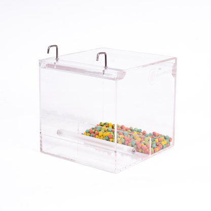 Seedmate Acrylic No-Mess Bird Feeder and Tray Mate - Small V2