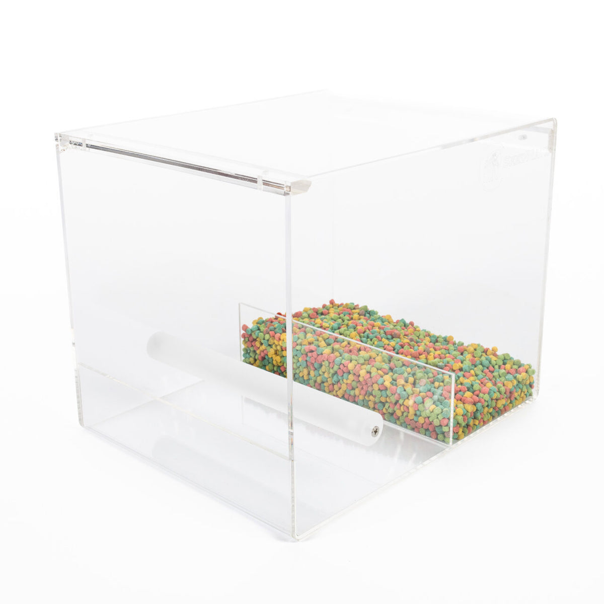 Seedmate Acrylic No-Mess Bird Feeder and Tray Mate - Large