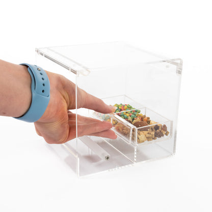 Seedmate Acrylic No-Mess Bird Feeder and Tray Mate - Small V2