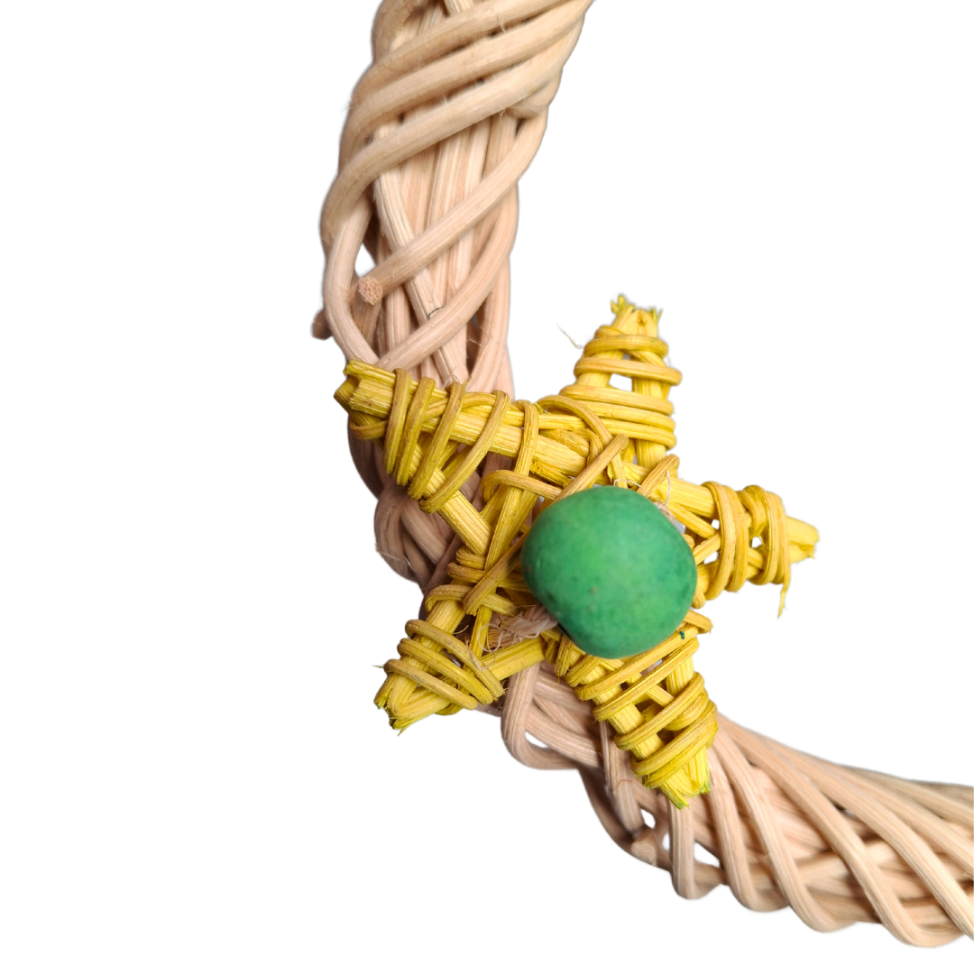 Wicker Wreath Swing