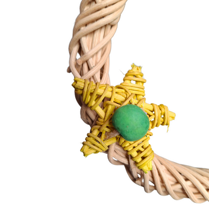 Wicker Wreath Swing