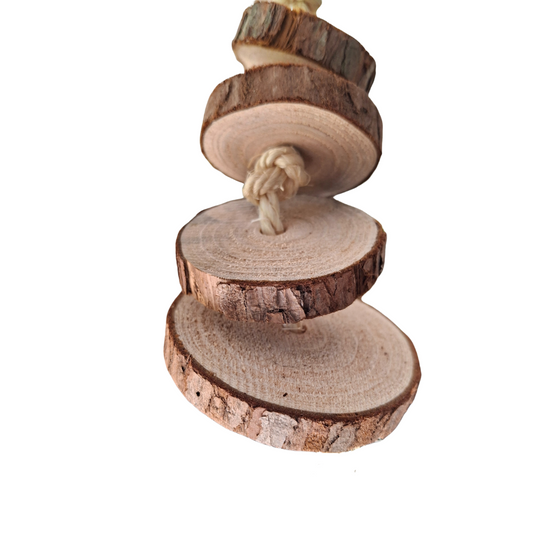 Wood Disc Dangler