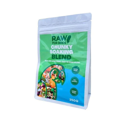 Raw for Birds Chunky Soaking Blend 250g (Excl. TAS & WA)