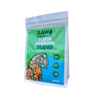 Raw for Birds Flock Soaking Blend 250g (Excl. TAS & WA)