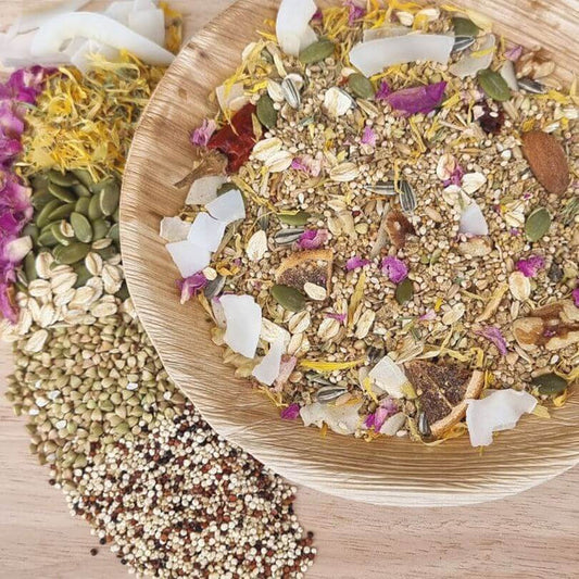 Raw for Birds Small Parrot Seed Blend 1kg (Excl. Tas & WA)