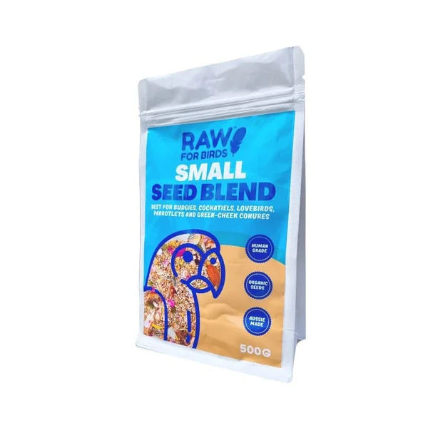 Raw for Birds Small Parrot Seed Blend 1kg (Excl. Tas & WA)
