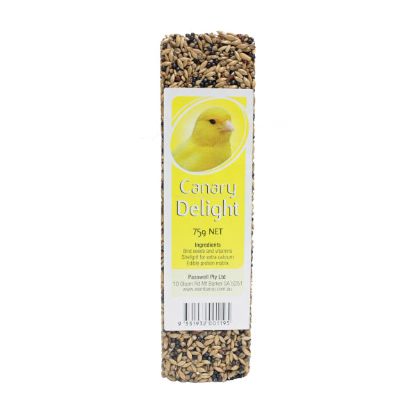 Passwell Canary Delight Treat Bar 75g (Excl. TAS & WA)