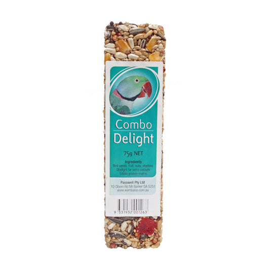 Passwell Combo Delight Treat Bar 75g (Excl. TAS & WA)