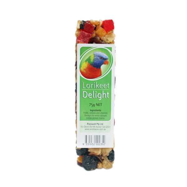 Passwell Lorikeet Delight Treat Bar 75g (Excl. TAS & WA)