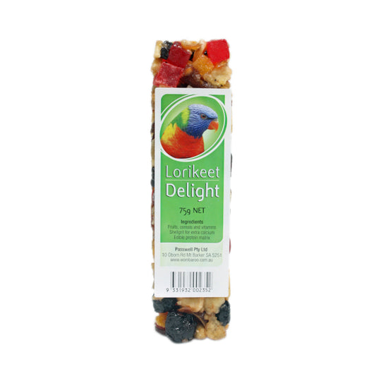 Passwell Lorikeet Delight Treat Bar 75g (Excl. TAS & WA)