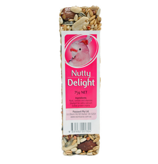 Passwell Nutty Delight Treat Bar 75g (Excl. TAS & WA)